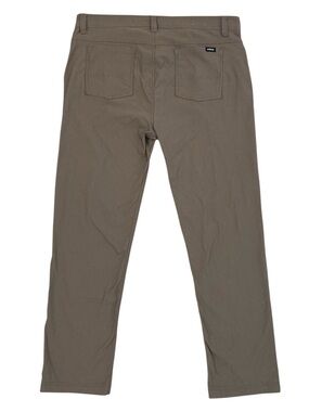Prana Men's Brion Pant Slim Fit Mud Brown / Dark Khaki 38/30